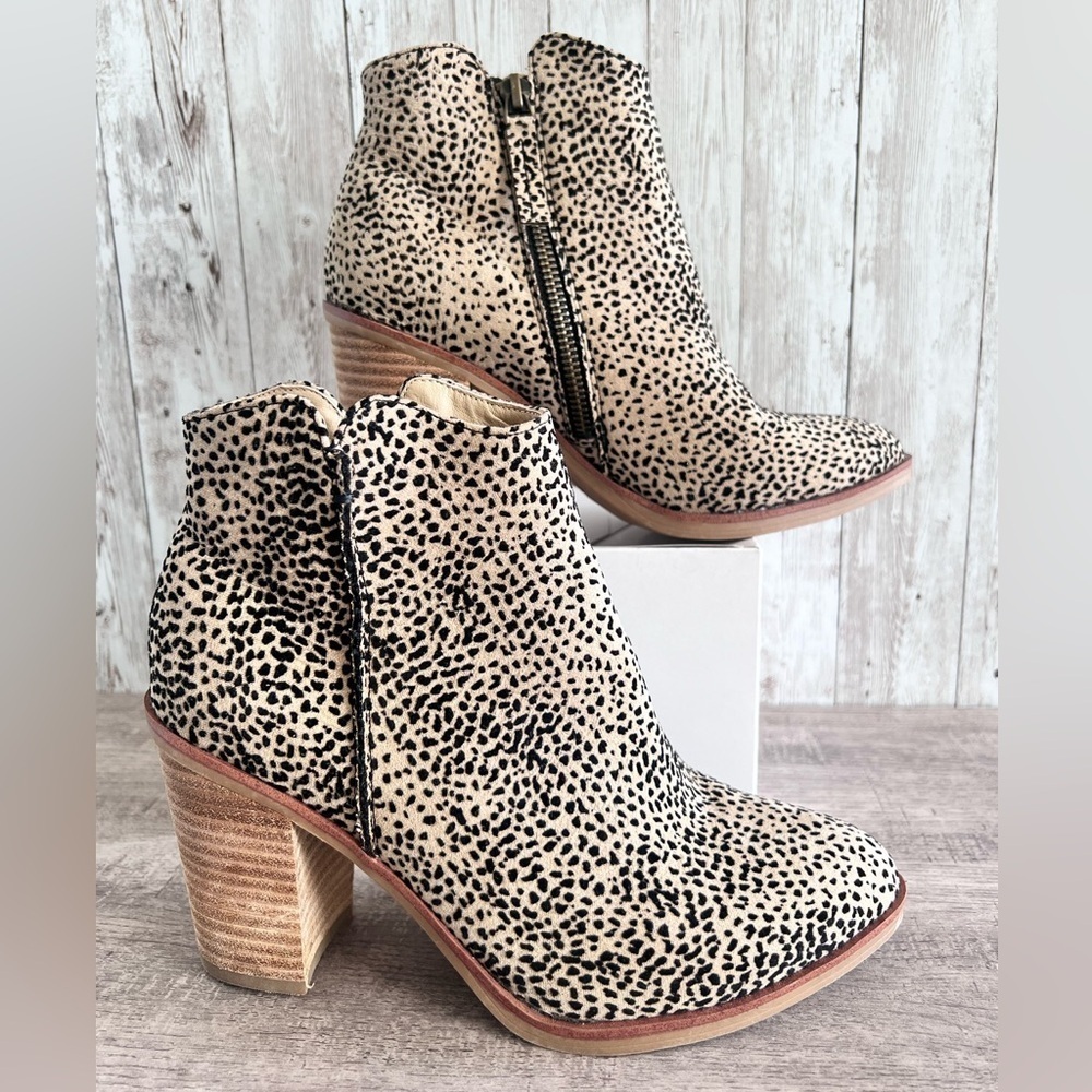 Mia Animal Print Tracee Heeled Boots